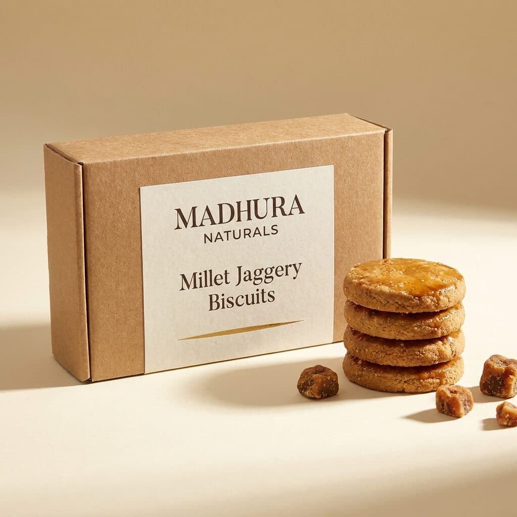 Millet Jaggery Biscuits