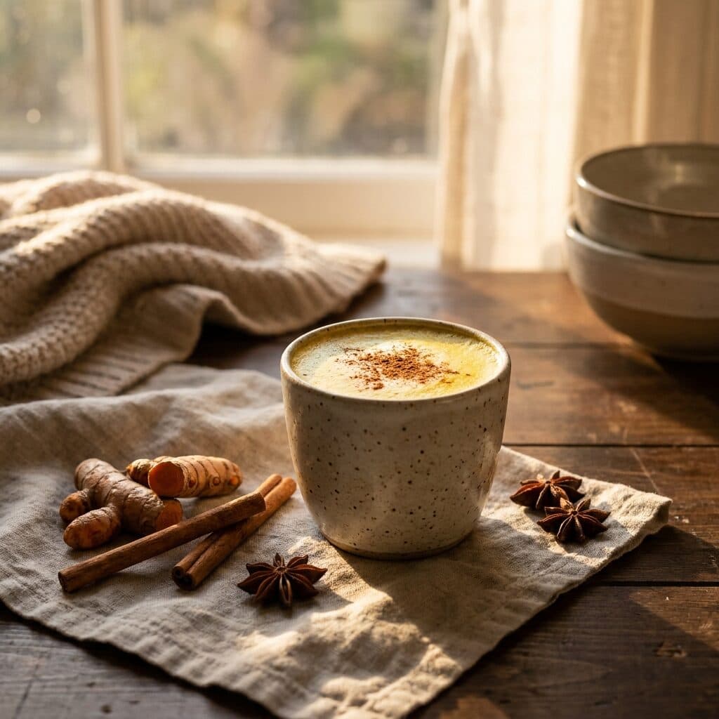 Golden turmeric milk