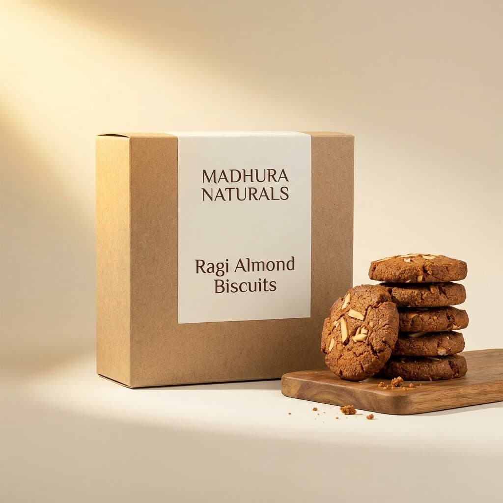 Ragi Almond Biscuits